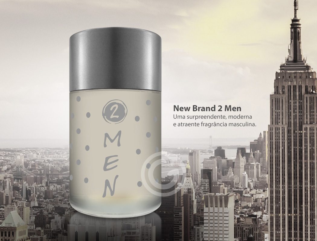 Perfume New Brand 2 Men Eau De Toilette Masculino