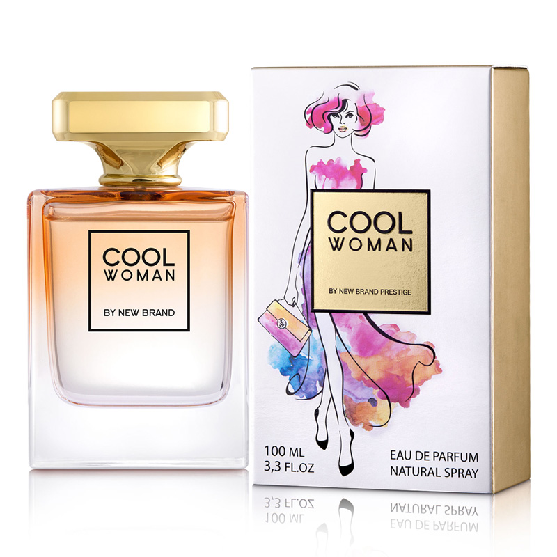 Perfume Cool Woman New Brand Eau de Parfum Feminino GiraOfertas