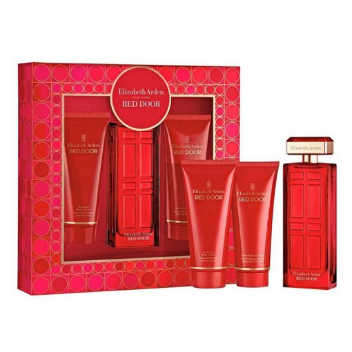 Kit Red Door Elizabeth Arden Eau De Toilette + Body Lotion + Shower Gel