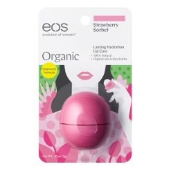 EOS Organic Strawberry Sorbet - Hidratante Labial 100% Natural