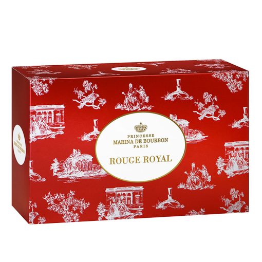 Kit Coffret Rouge Royal Marina de Bourbon EDP + Body Lotion + Necessáire