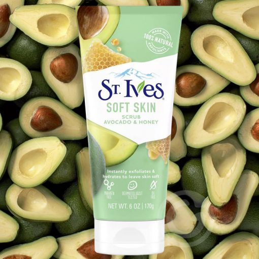 St. Ives Soft Skin Avocado & Honey Face Scrub - Esfoliante Facial