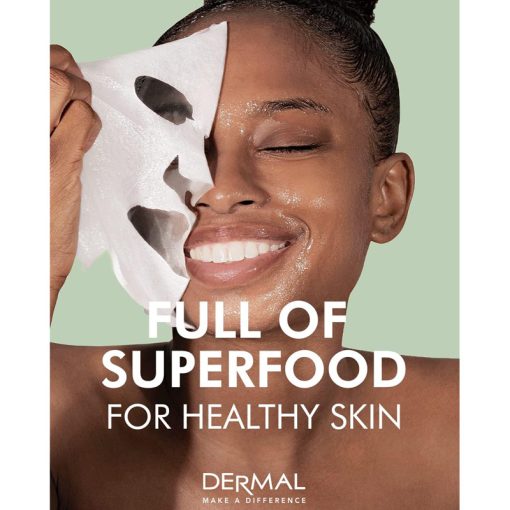Dermal It's Real Superfood Mask Blueberry - Máscara Facial
