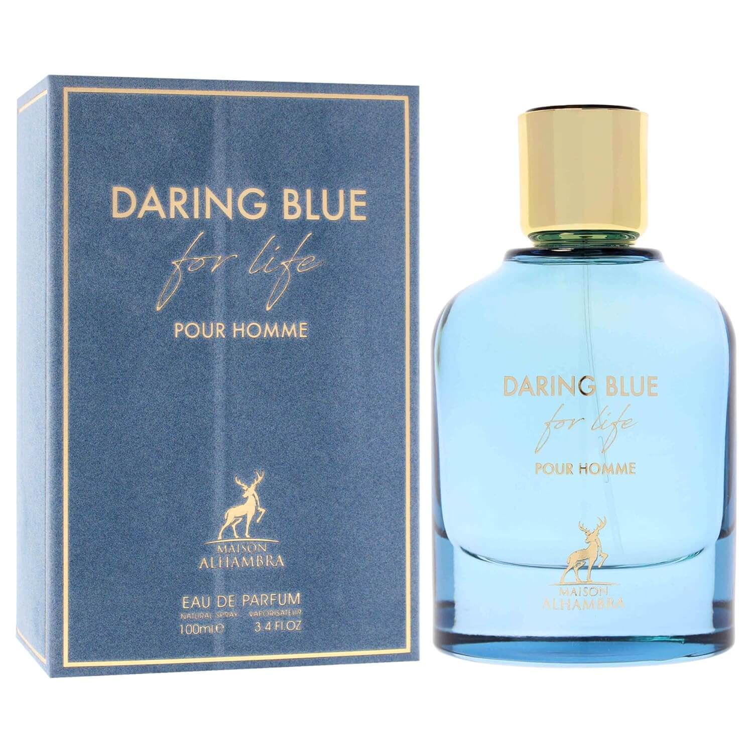 Daring Blue For Life Maison Alhambra Eau de Parfum Masculino