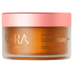 Geleia Radiante Aurora Shine Aura Beauty by Jade Picon – Iluminador Corporal 200g