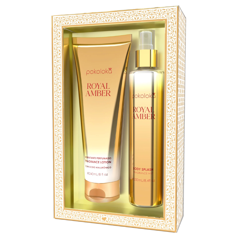 POKOLOKA KIT LOCAO+BODY SPLASH ROYAL AMBER